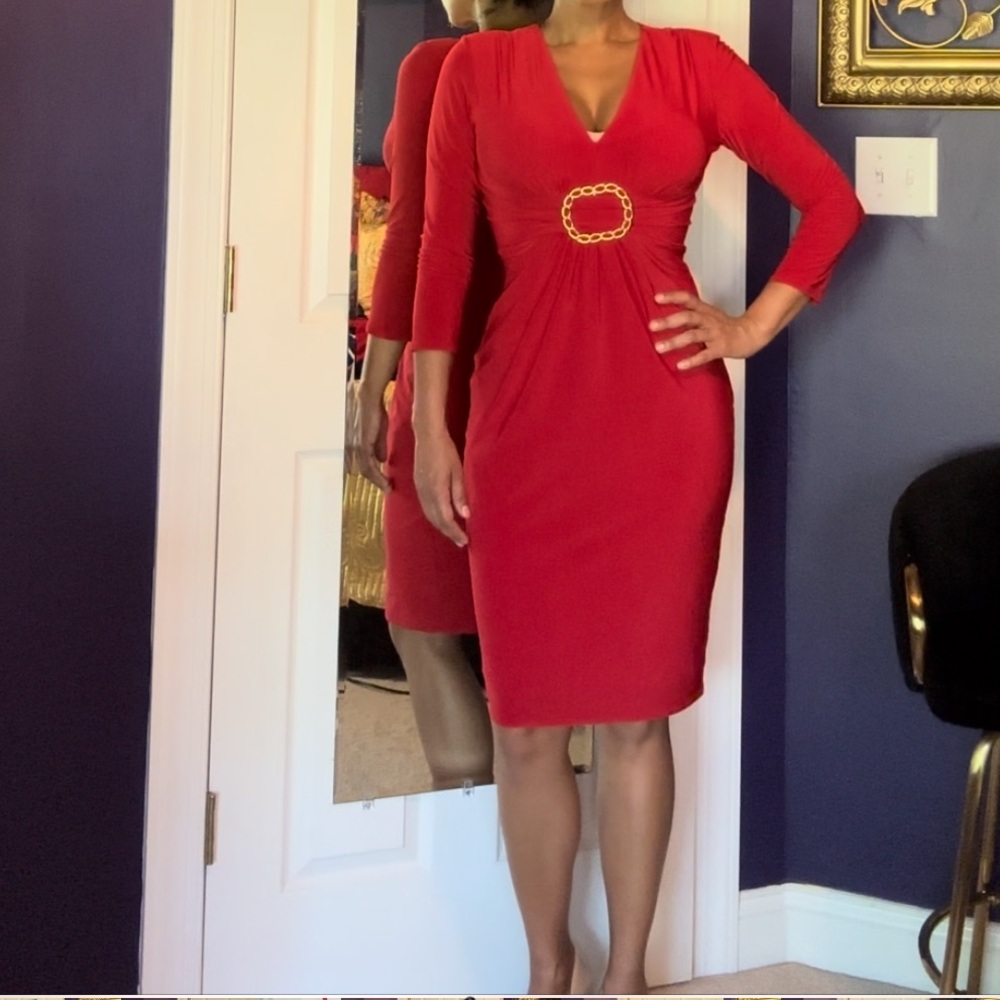 Linda Segal Size Small Red Dress